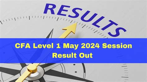 cfa l1 results|CFA Level 1 Results 2024 (OUT) May Session .